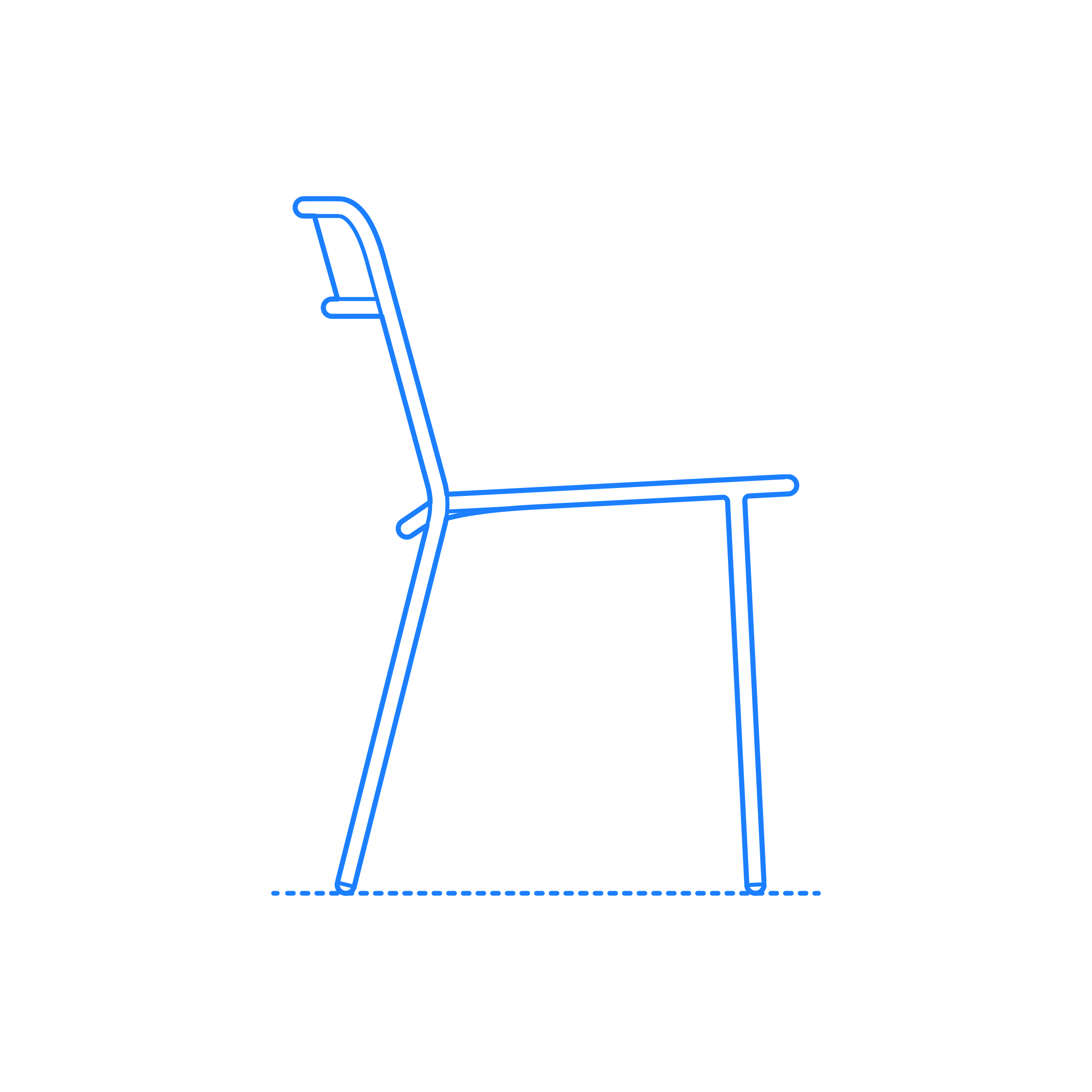 Furniture Outdoor Chairs Blu Dot Trim Chair Outline Svg File Free Vectors